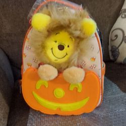 Winnie the Pooh Halloween Pumpkin Mini Backpack