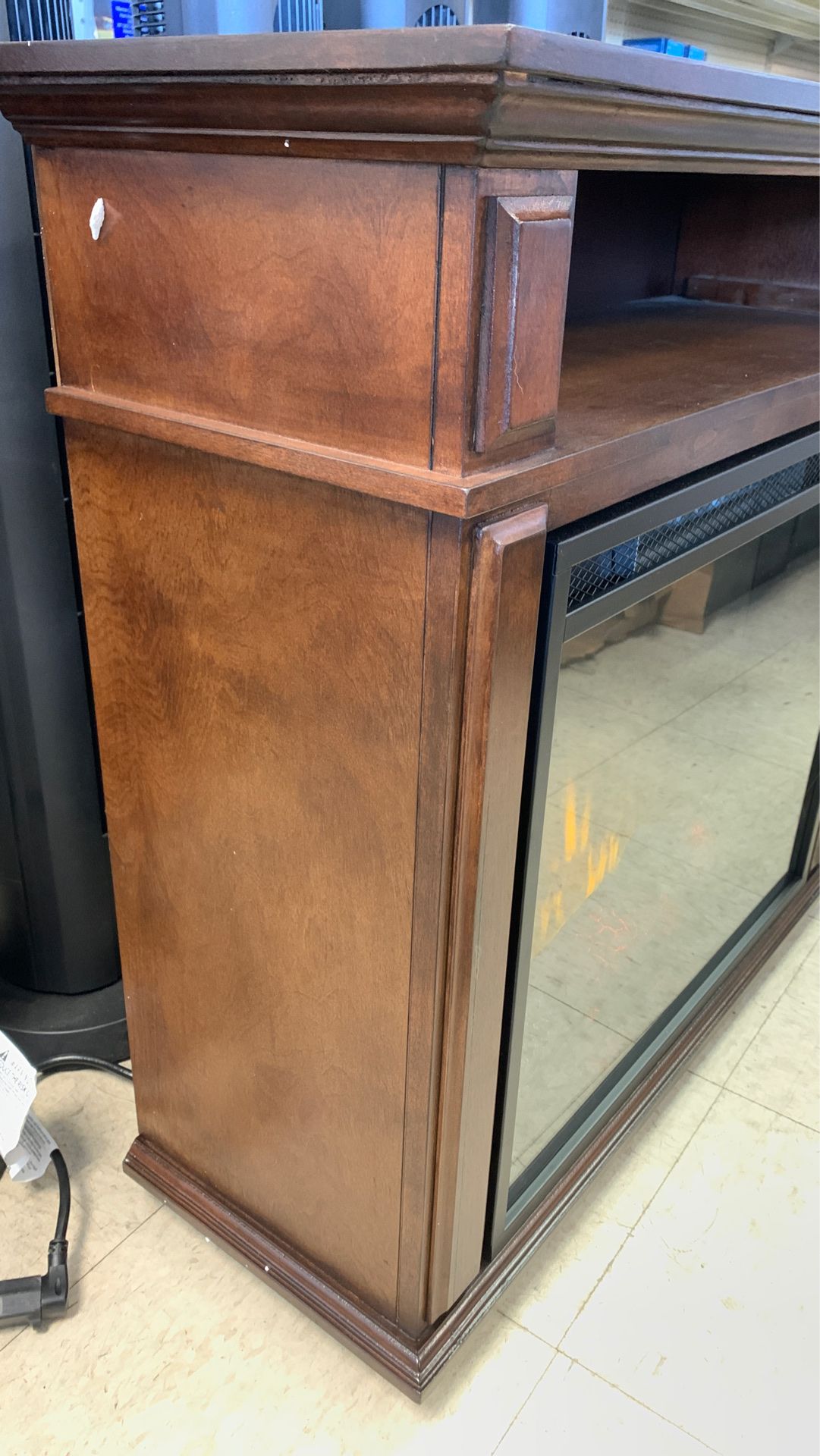 Green touch flagler 31.5” rolling fireplace with infrared electric heater—  new!! for Sale in Sacramento, CA - OfferUp