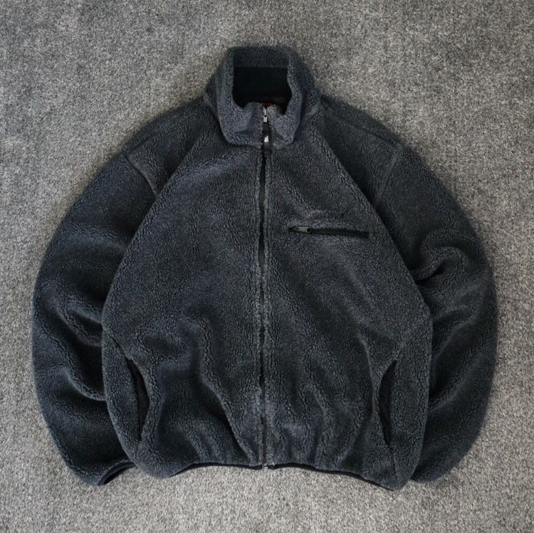 Marmot Men's Heavy Fleece Full Zip Up Dark Grey Jacket Size XXL