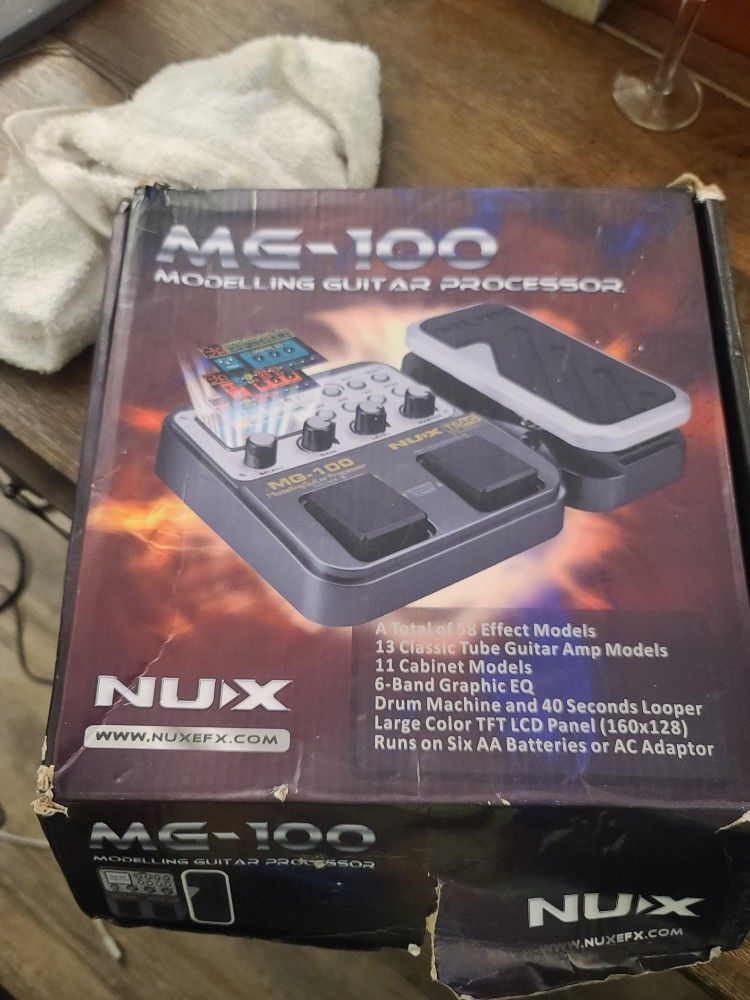 Me-100 Modeling Guitar Processor