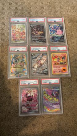 Pokemon Psa slabs