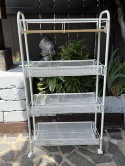 Kingrack 4-Tier School Rolling Cart
