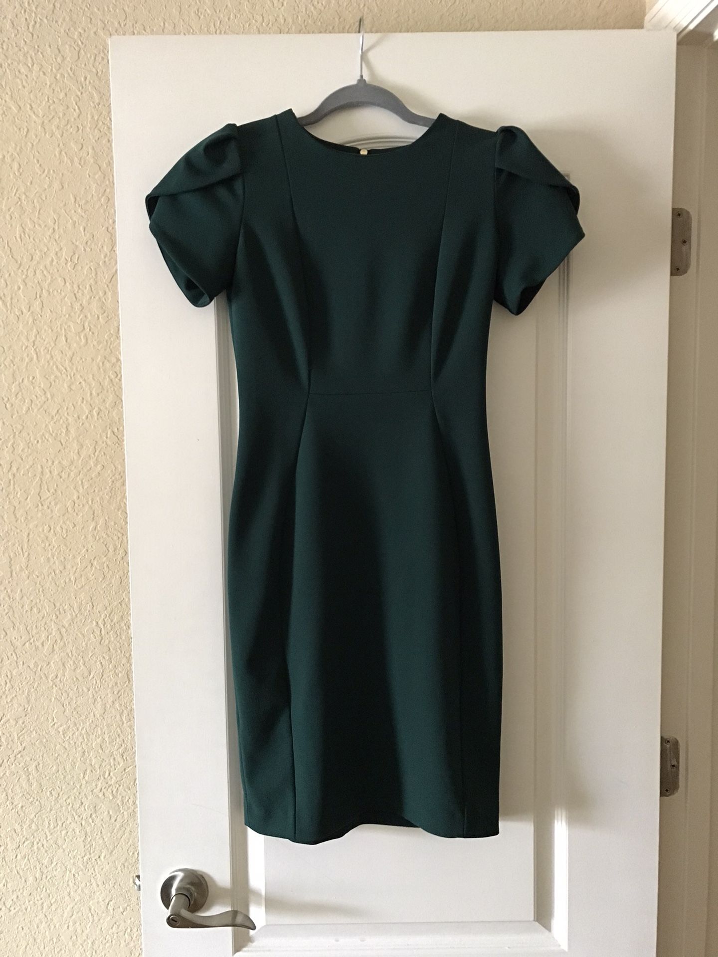 Calvin Klein Green Sheath Dress 2P