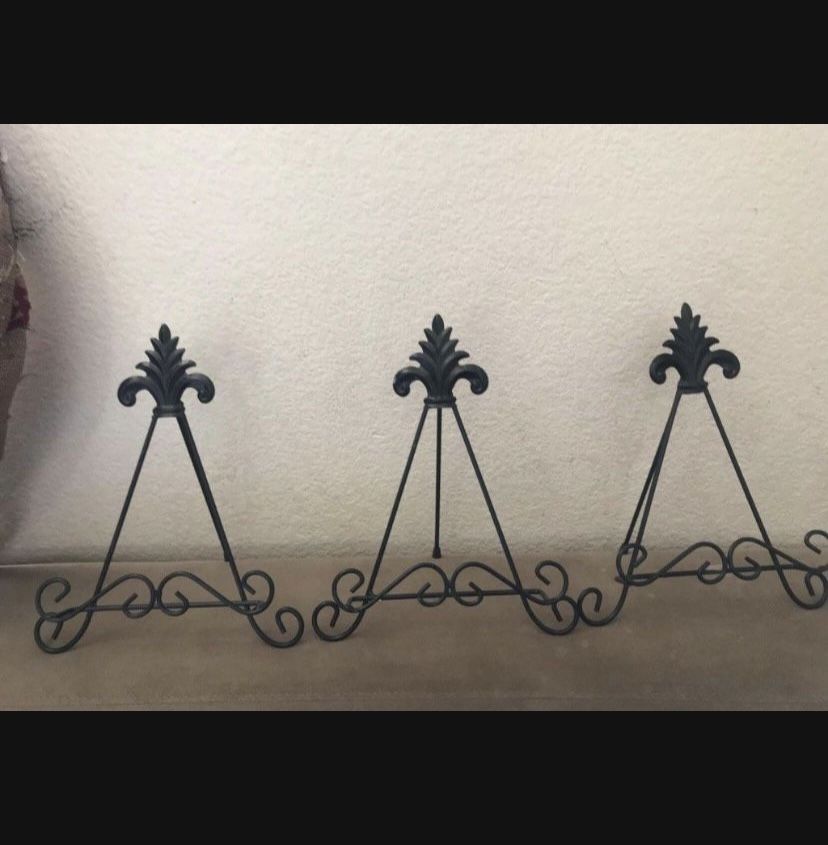 3pc Decor Plate Holders