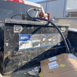 Tool box with gas tank