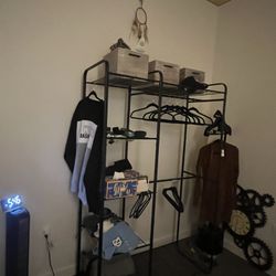 Clothing Rack & Shelves