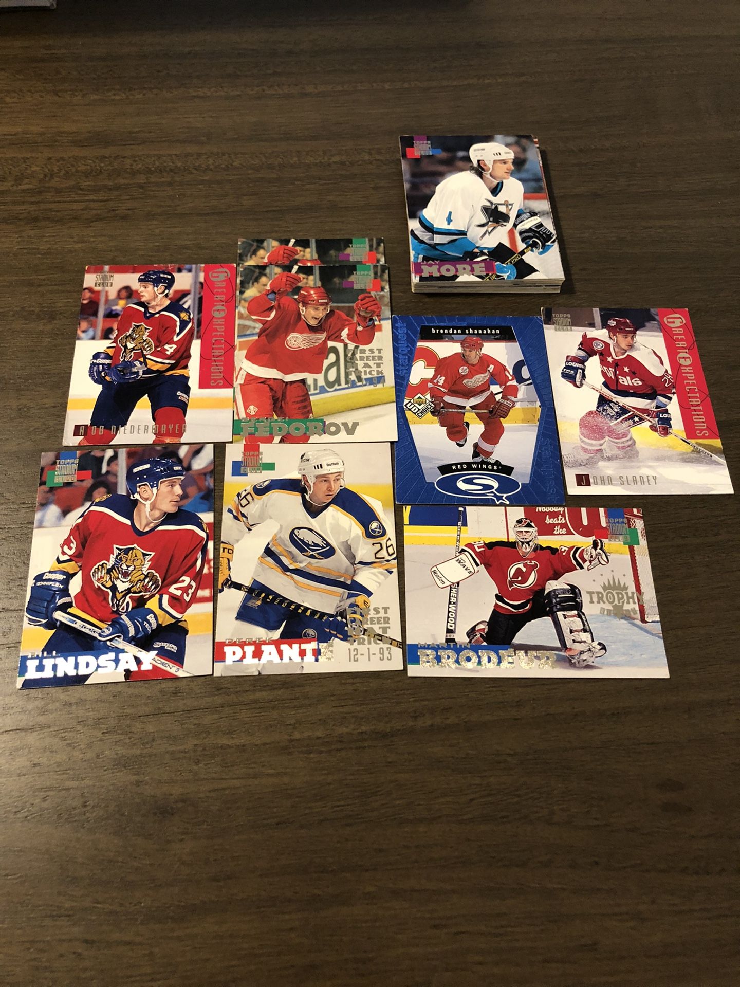 1994-95 Topps Stadium Club NHL Hockey 25 Card Lot
