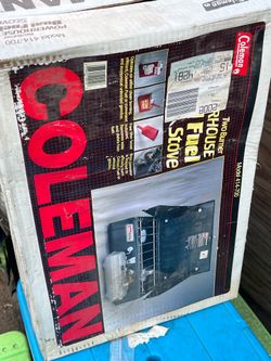 Coleman dual fuel 414-700 camping stove new