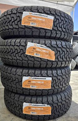 265/70R18 Land Warrior X/T Set Of 4 New Tires