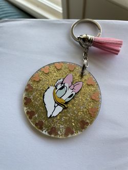 Disney Daisy Duck Keychain 