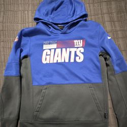 Big kids hooded sweatshirt with front pocket size 14-16 new no tags NY Giants  