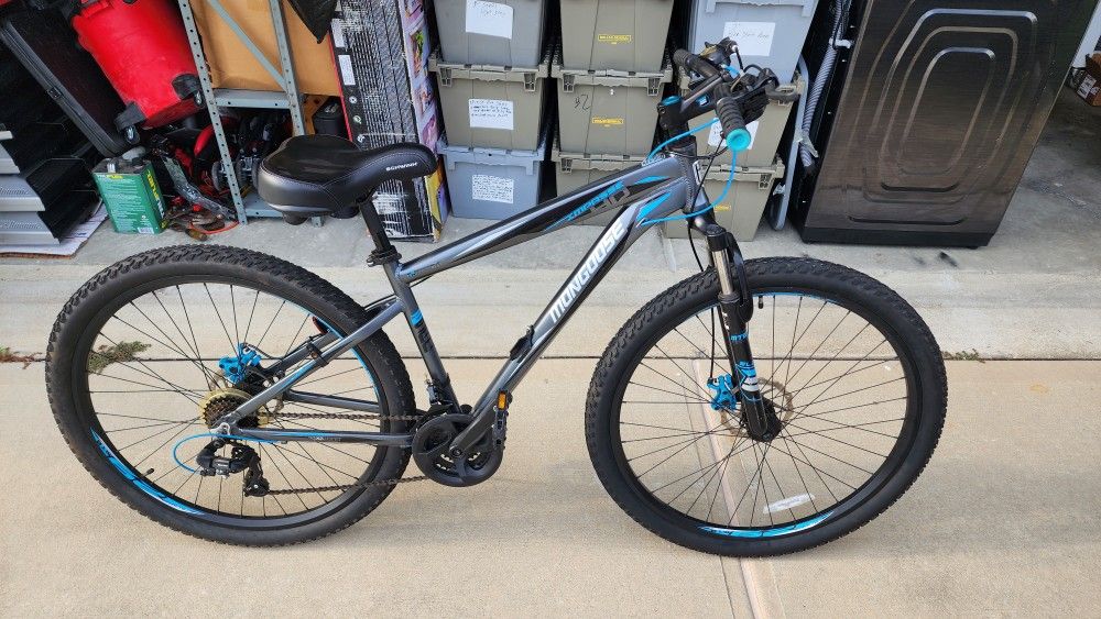 Mongoose Impasse HD Mountain Bike, Men & Women, 29" Wheels, Aluminum Frame, Twist Shifters, 21 Speed