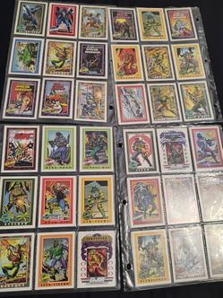 Vintage GI Joe and marvel cards