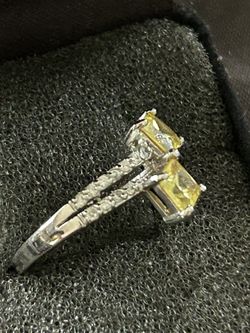 10k ring  white gold 