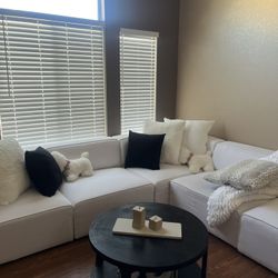 White couch