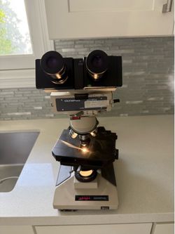 Tested and Working, Olympus BH2 RFCA Microscope with 5 Objective Lens
