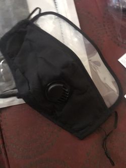 Mask with face shield!