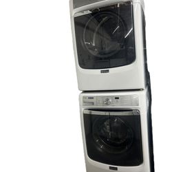 XXL Maytag Washer Dryer w/ Steam & Detergent Dosing