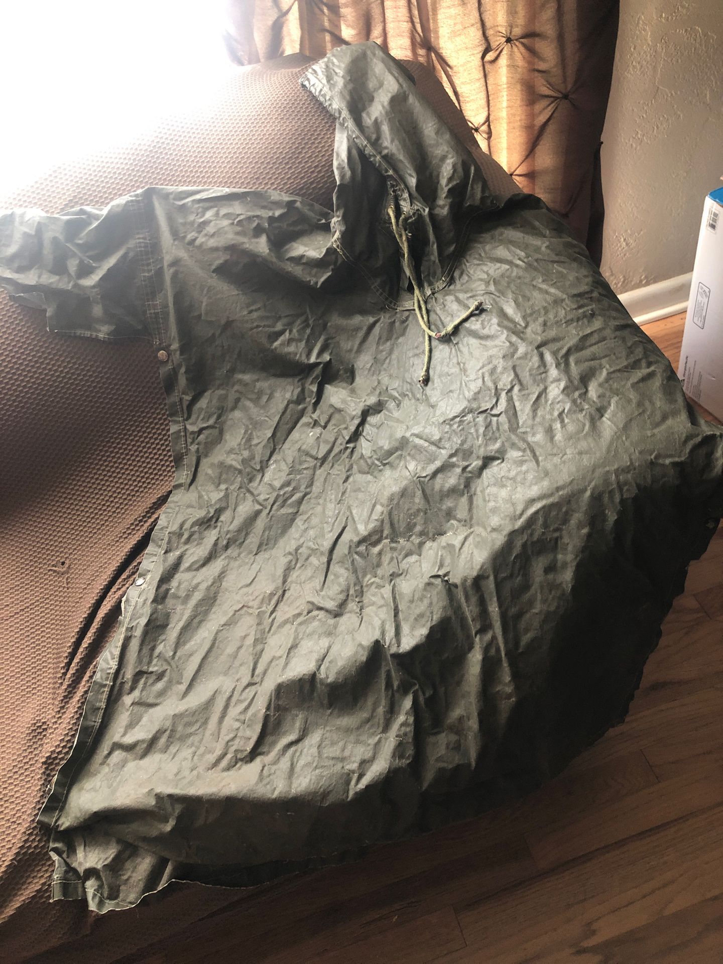 Army rain coat