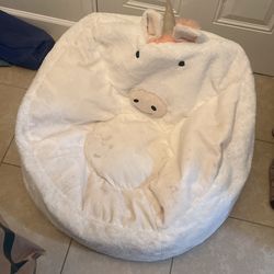 Unicorn Bean Bag pillow seat for kids for Free