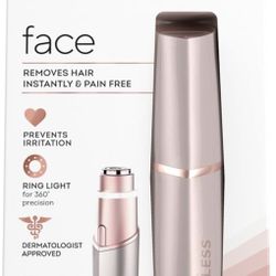 Finishing Touch Flawless Facial Hair Remover for Women, Rose Gold