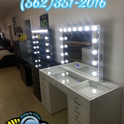 White Led Vanity New Bluetooth Ac Outlet