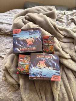 Pokemon Chaos Rising etb and booster bundle