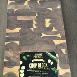 Thyme & Tabke Chop Block Cutting Board 
