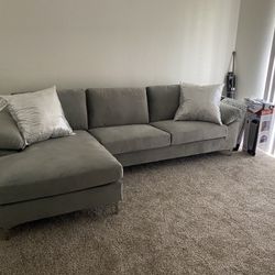Grey Couch Almost Brand New