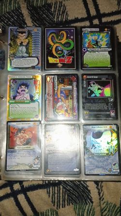 Nostalgic playing cards collection dragon ball z