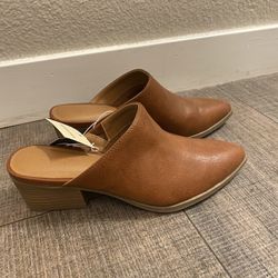 Brand New Leather Mules