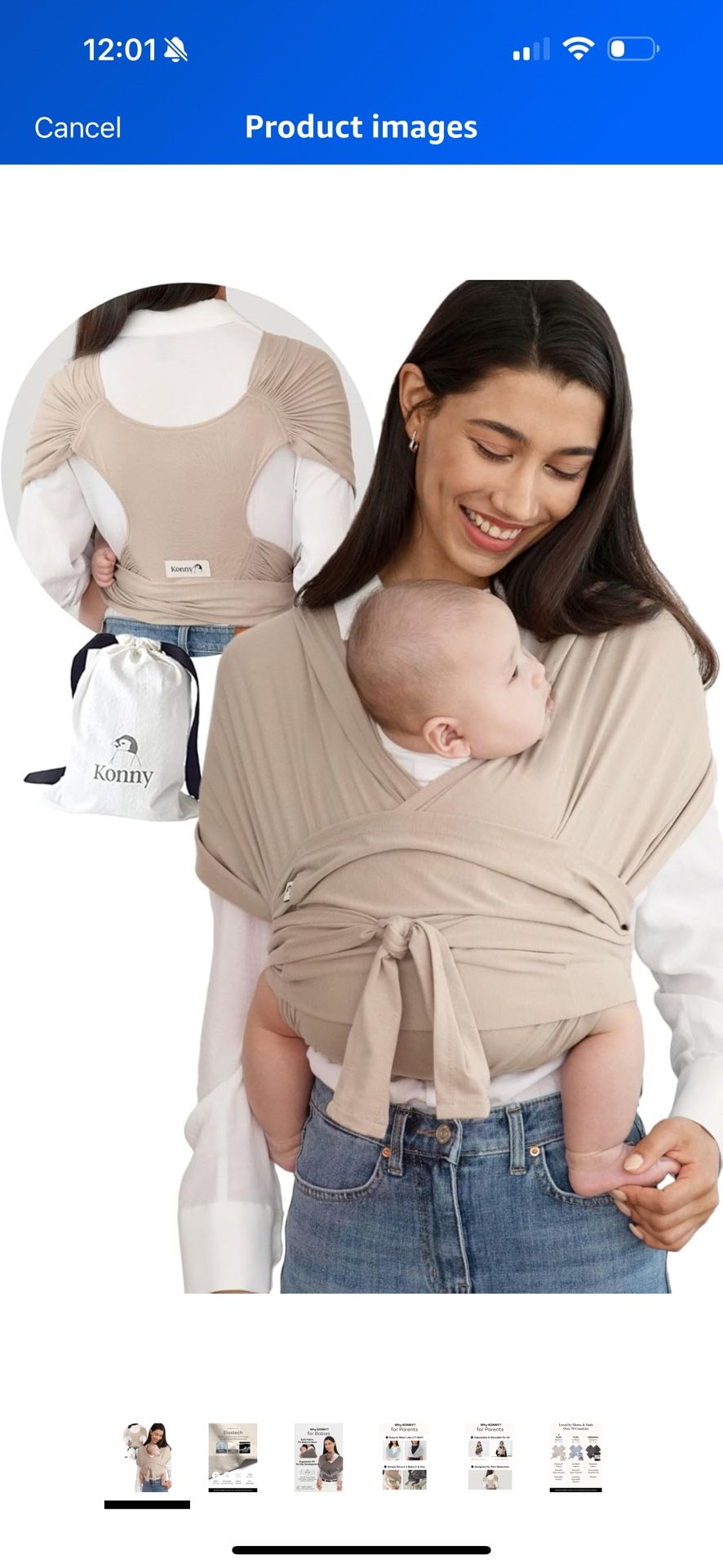 Konny Baby Carrier Baby Wrap Carrier 