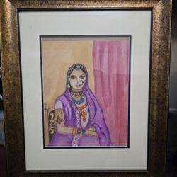 Indian Lady In Frame