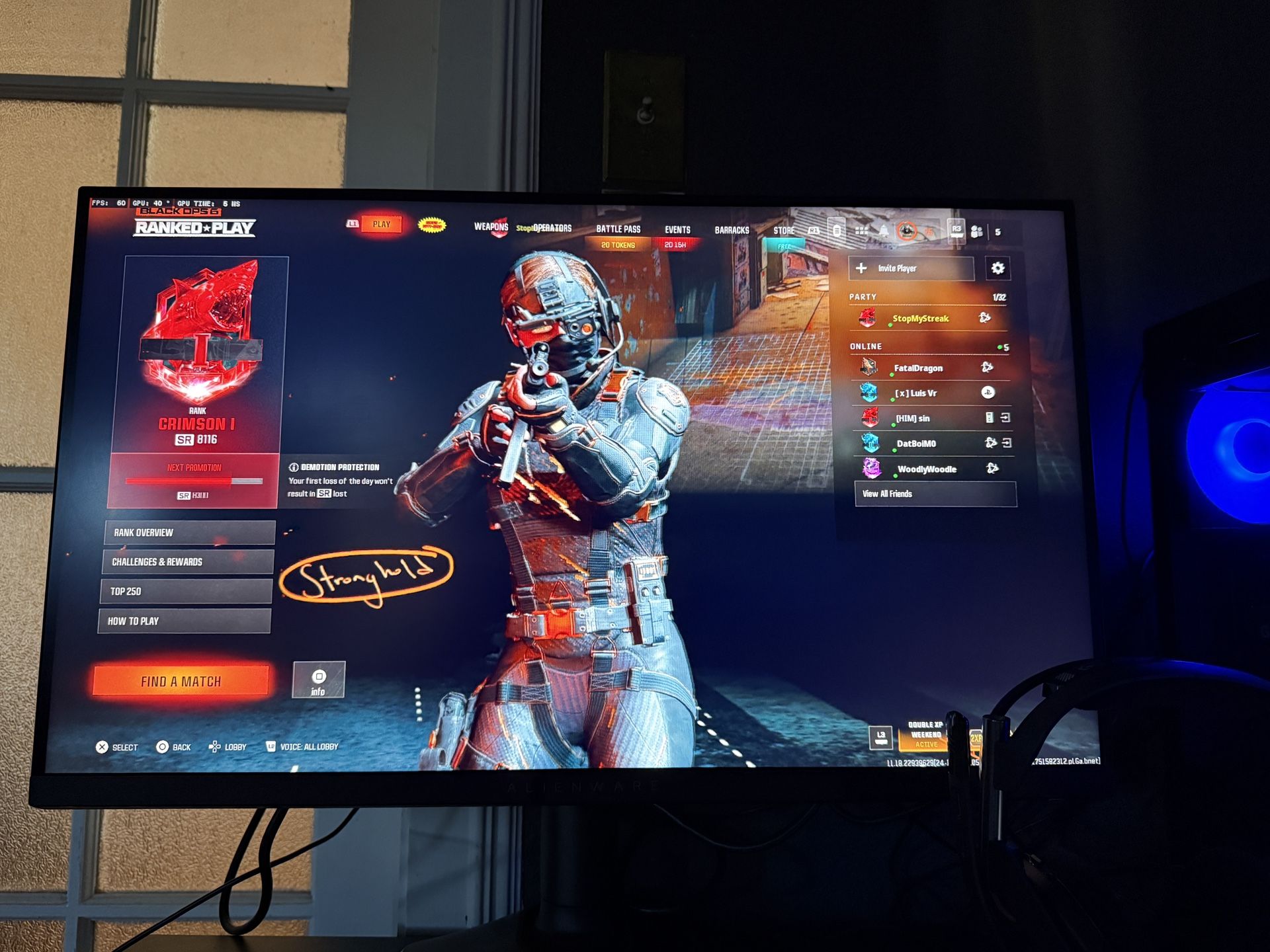 GAMING MONITOR ( ALIENWARE )