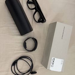 Meta Ray-Ban Display (Large, Shiny Black, Transitions) and Meta Neural Band (Size 3, Charcoal Black)