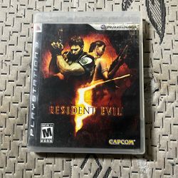 Resident Evil 5 - PlayStation 3 (With Manual| TESTED)