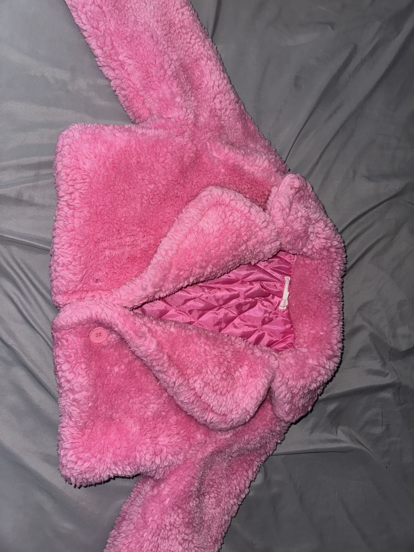 Pink Fur Jacket