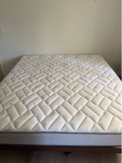 King mattress and frame