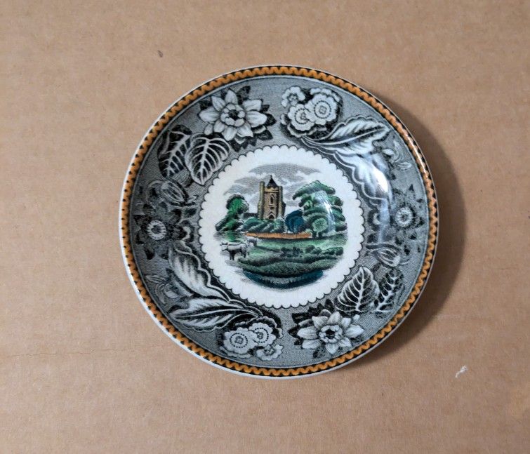 Plate Woodland Burslem England Wood & Sons 4.5" x 4.5" for Sale in