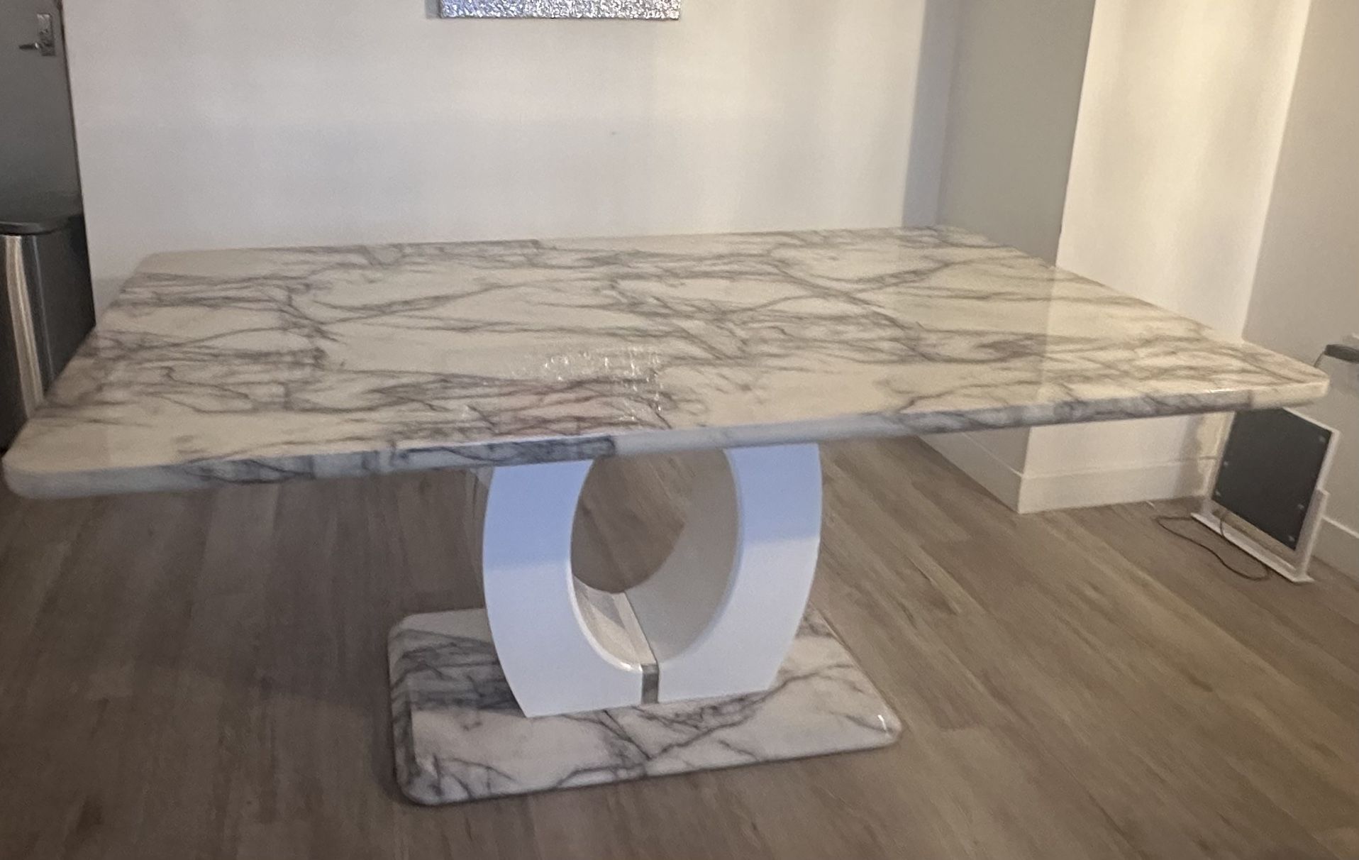 Large Marble Dining Table