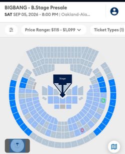 4 tickets Big Bang Concert