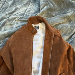 J. Crew Brown Suede Leather Jacket SM
