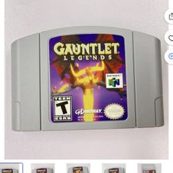 auntlet Legends Video Games Cartridge Card for N 64 Us Version