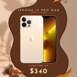 iPhone 13 Pro Max Carrier locked  