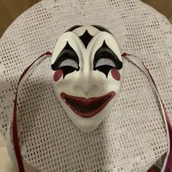 Vintage Mask Mardi Gras Carnival Masquerade Porcelain Face Mask