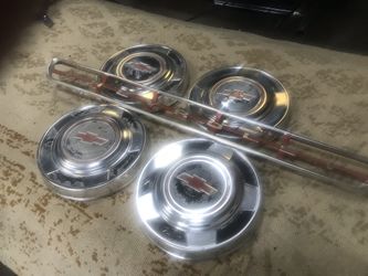 Chevy Parts 60 Pick Up Hub Caps Grill