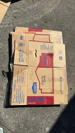 Free moving boxes.