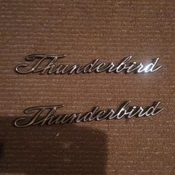 Ford Thunderbird Emblems 1950's Or Might Be1960's