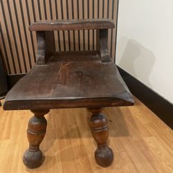 Wood Side Table 