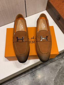 Hermes Men’s Leather Shoes With Box 2026 New